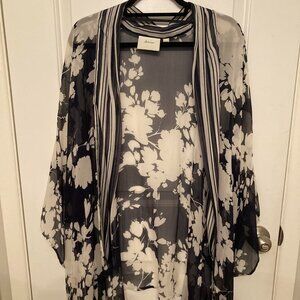 Anthropologie Floral Kimono